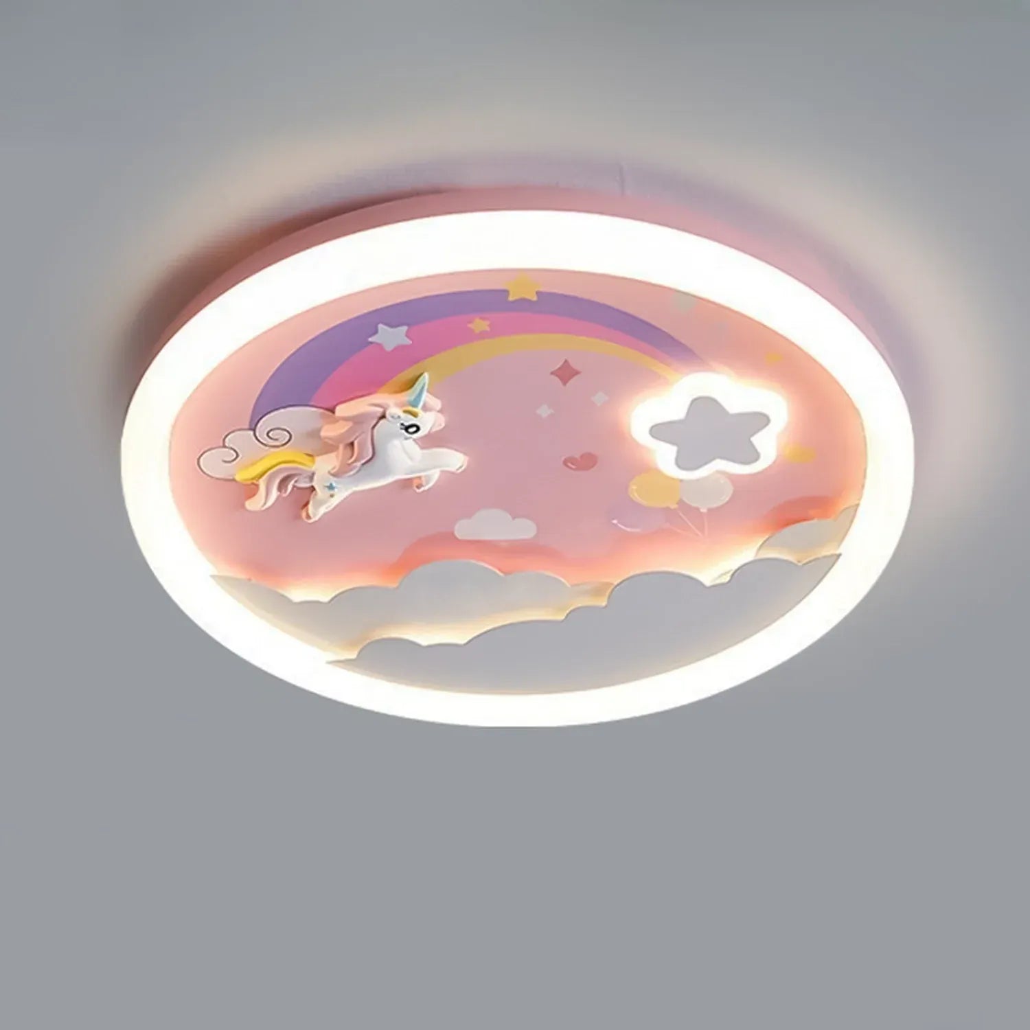 Cloud Rainbow Flush Ceiling Light