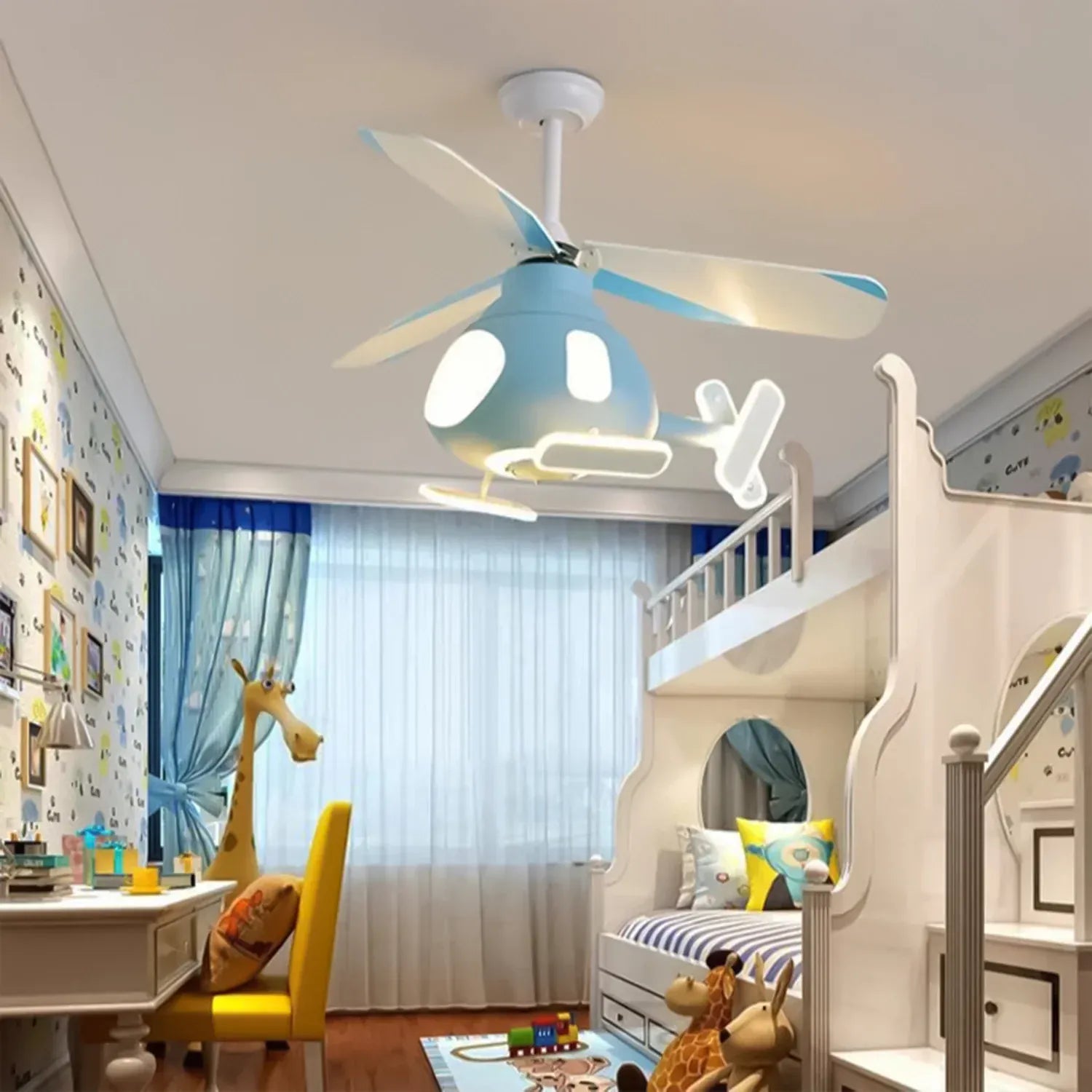 Chopper Charm Kids Ceiling Fan