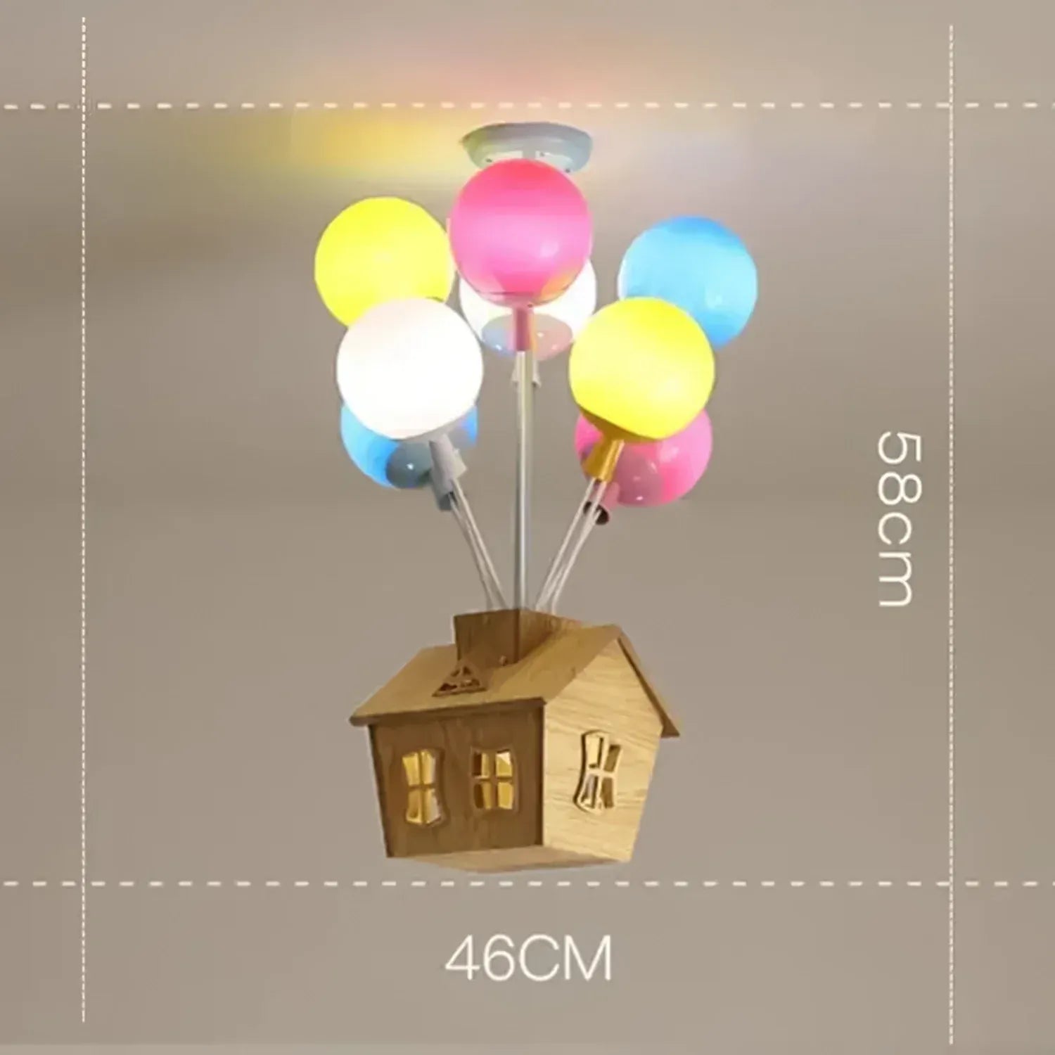 Little Dreamer Balloon Cottage Lamp