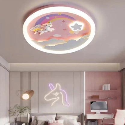 Cloud Rainbow Flush Ceiling Light