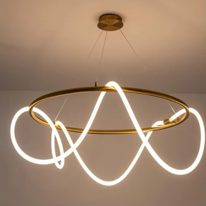 Nordic Line Note Round Chandelier
