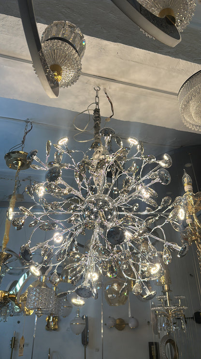 Cosmic Stardust Crystal Cluster Chandelier - Integrated LED