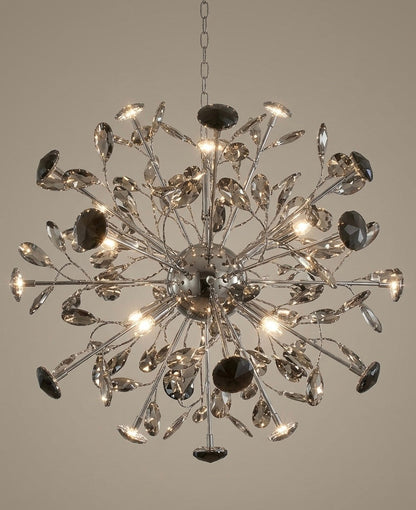 Cosmic Stardust Crystal Cluster Chandelier - Integrated LED