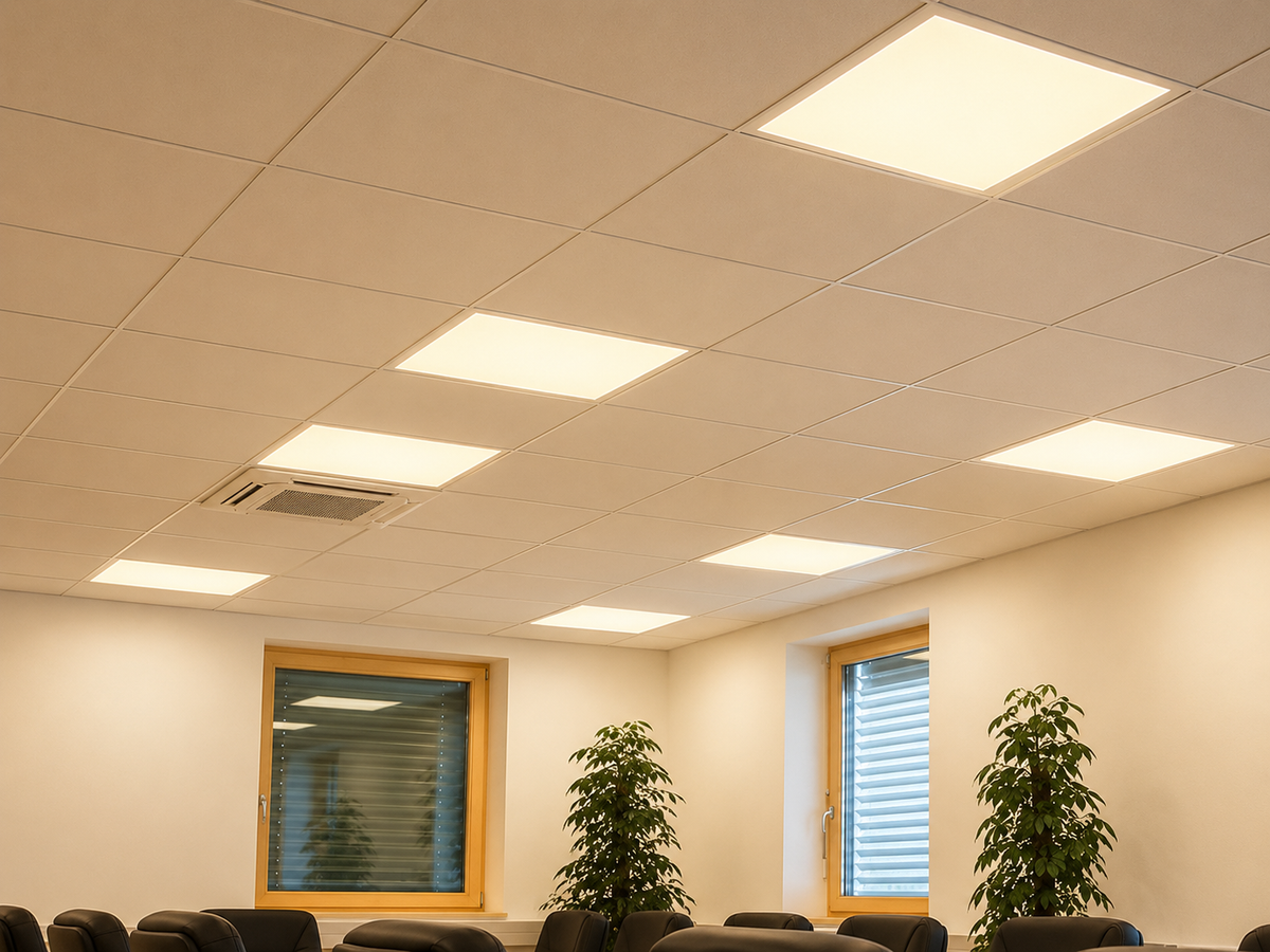 80W LED Panel Light 60x60cm – High Brightness Ceiling Panel | 3 Light Colors