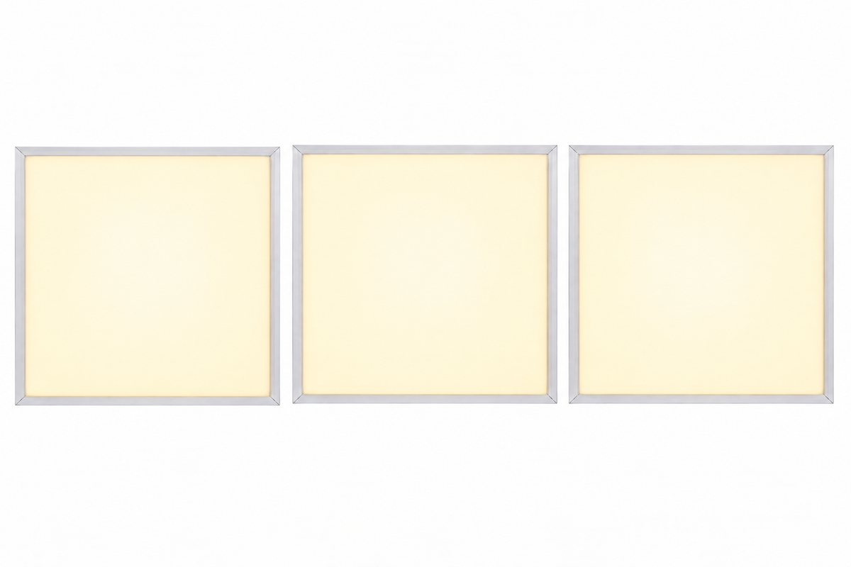 80W LED Panel Light 60x60cm – High Brightness Ceiling Panel | 3 Light Colors