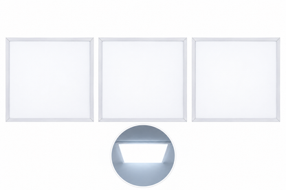 80W LED Panel Light 60x60cm – High Brightness Ceiling Panel | 3 Light Colors