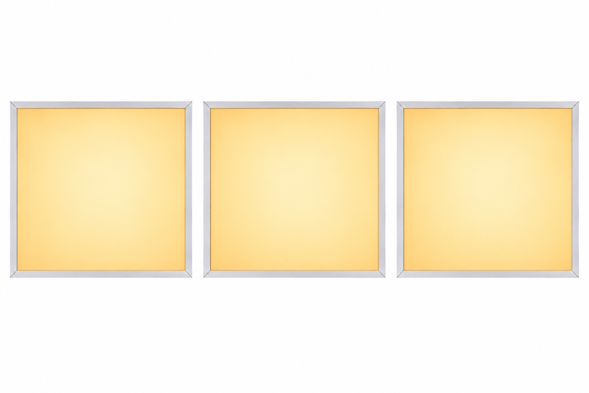 80W LED Panel Light 60x60cm – High Brightness Ceiling Panel | 3 Light Colors