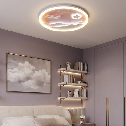 Cloud Rainbow Flush Ceiling Light