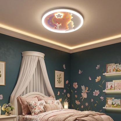 Cloud Rainbow Flush Ceiling Light