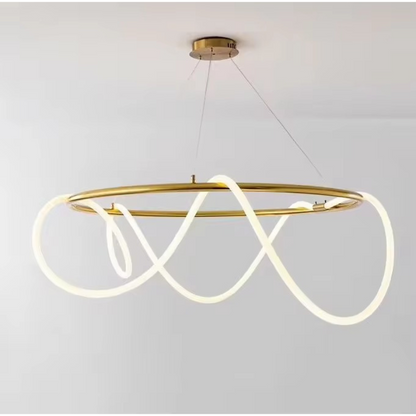 Nordic Line Note Round Chandelier