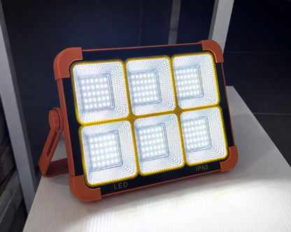 YSH 1500W Solar Portable LED Work Light – 3 Color Modes | Rechargeable IP66 Waterproof | YSH-SE-1003