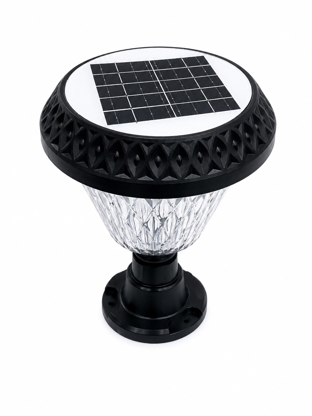 Premium Solar Gate &amp; Pillar Light - Dual Color (White &amp; Warm White) (Model: GL-0404XR)