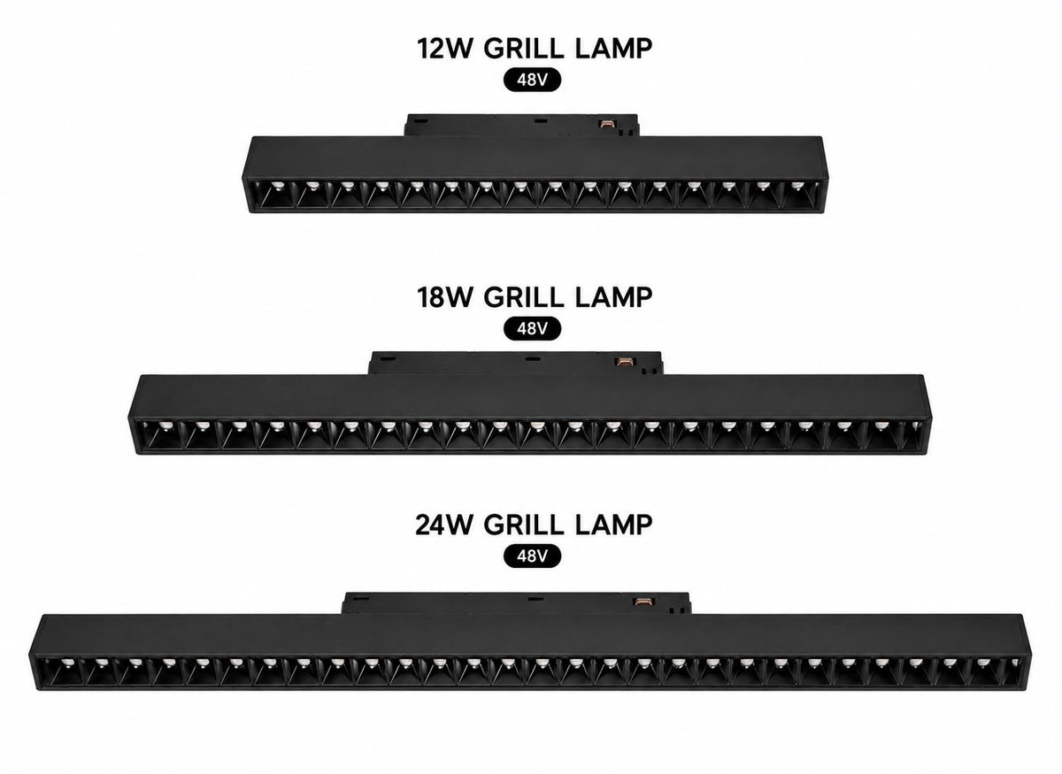 Premium LED Magnetic Track Grill Lamp (12W / 18W / 24W)