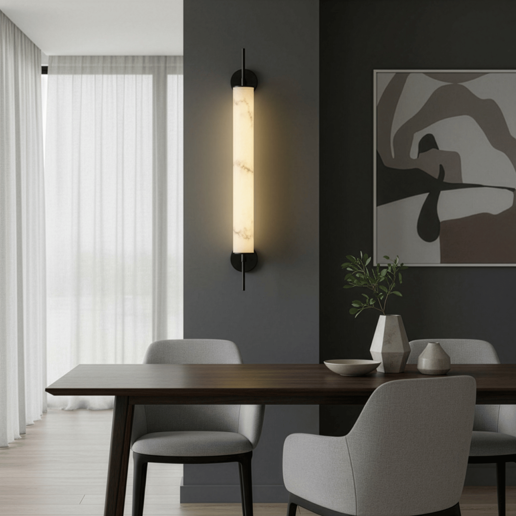 Purestone Pillar Wall Light