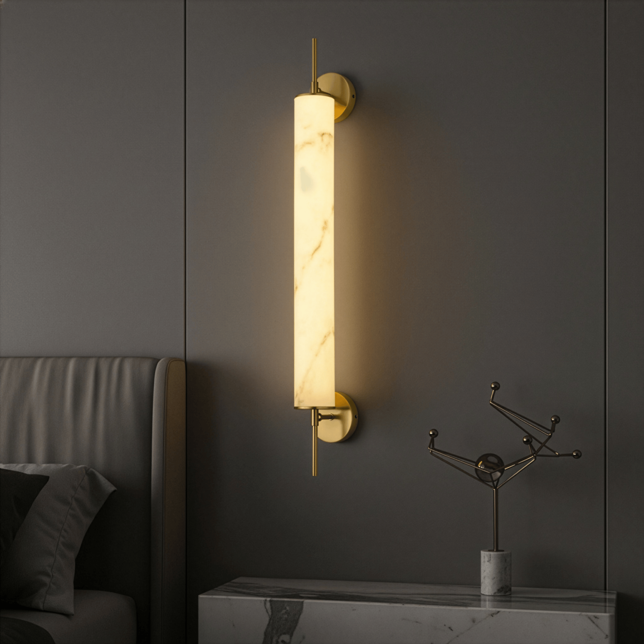 Purestone Pillar Wall Light